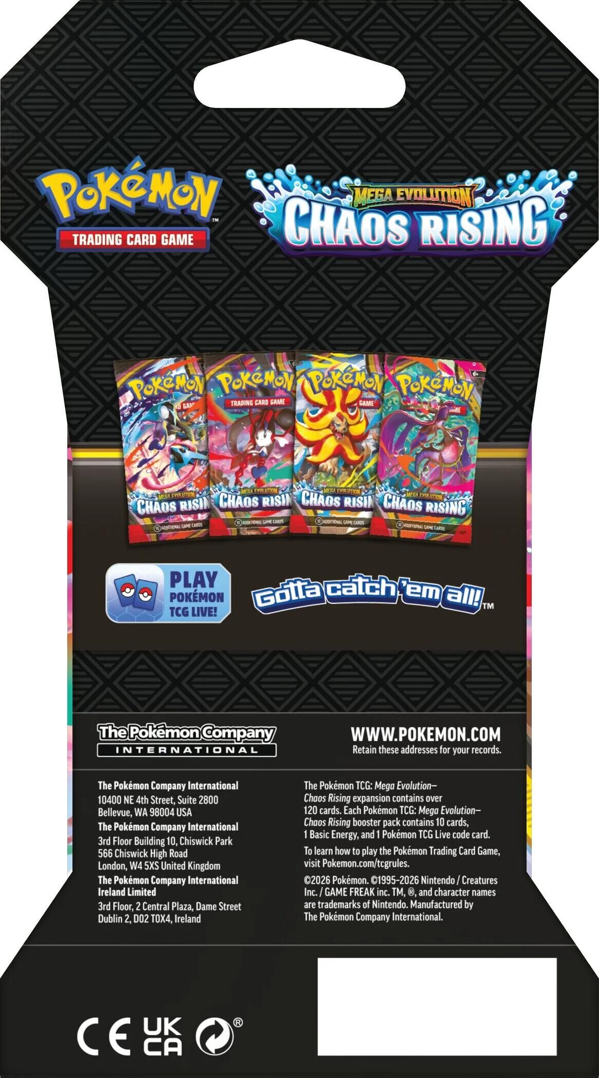 Chaos Rising Sleeved Booster Pack - Shop at oilboyal