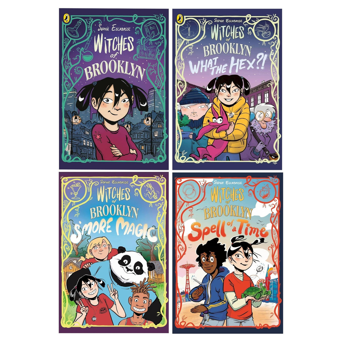 Witches of Brooklyn Graphic Novel Series by Sophie Escabasse 4 Books Collection Set (Witches of Brooklyn) - OilBoyal