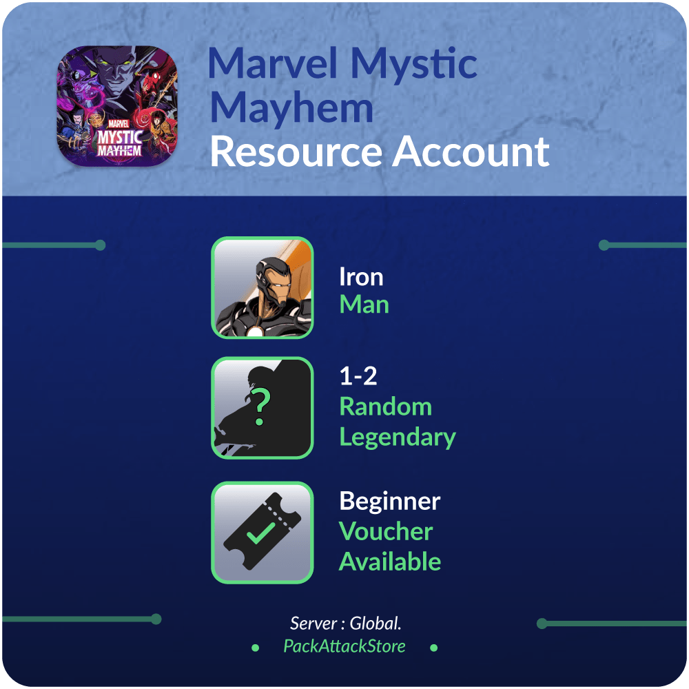 Ironman + 1-2 Random Legendary + Beginner Voucher Available