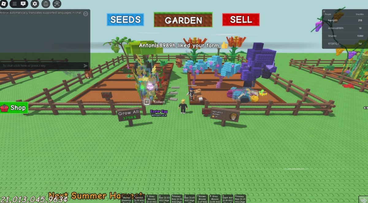 Grow A Garden 2 Candy Blossom Trees + Bonuses