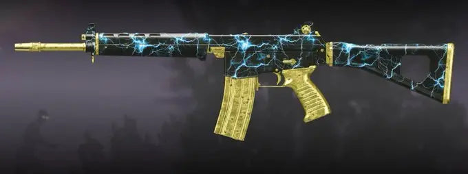 Exclusive Call of Duty Gold Lightning Weapon Camo – Black Ops 6