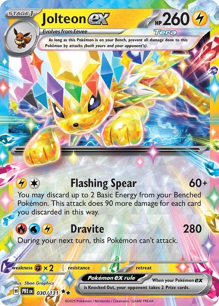 Jolteon ex (030/131) [Scarlet & Violet: Prismatic Evolutions] - Shop at oilboyal