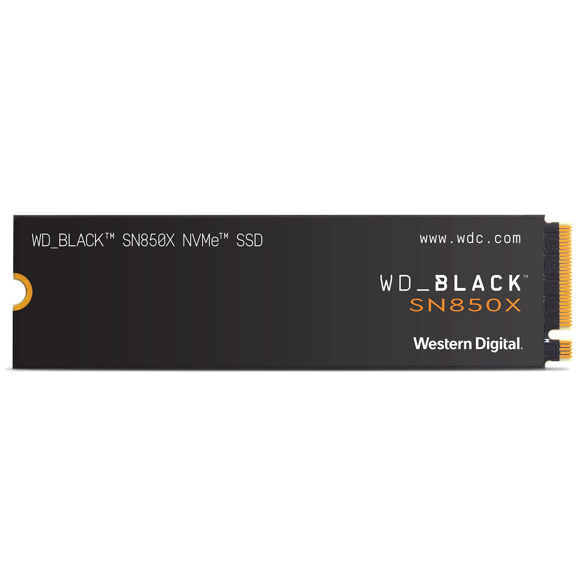 WD_BLACK SN850X 2TB SSD, M.2 2280 NVMe SSD, Read speeds up to 7300 MB/s, Write speeds up to 6,600 MB/s, Gaming Expansion SSD, PCIe Gen4 NVMe, High Performance Internal SSD, Black