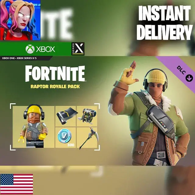 Fortnite - Raptor Royale Pack (Xbox, USA )