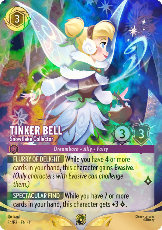 Tinker Bell - Snowflake Collector (Store Championship) (34) [Promo Cards] - Shop at oilboyal