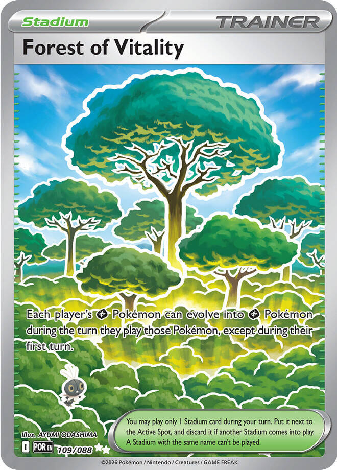 Forest of Vitality (109/088) [Mega Evolution: Perfect Order] - Shop at oilboyal