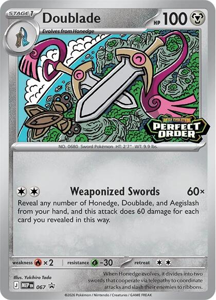 Doublade (067) [Mega Evolution Promo] - Shop at oilboyal