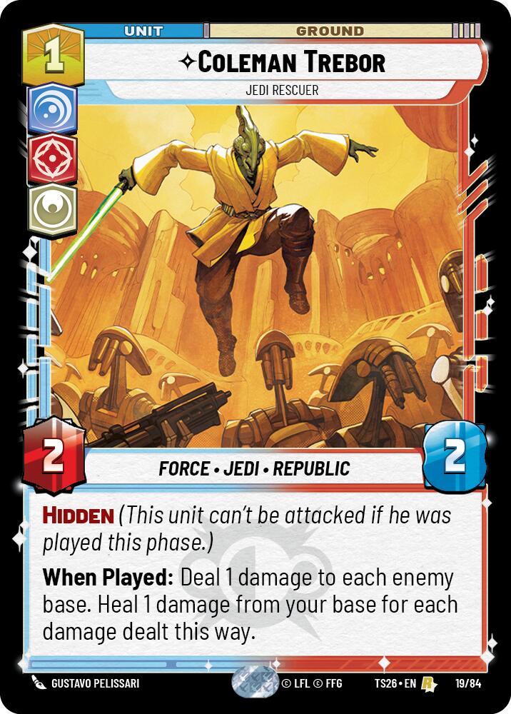 Coleman Trebor (19/84) - Jedi Rescuer (19/84) [Twin Suns] - Shop at oilboyal