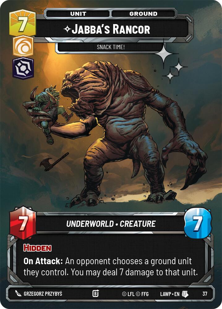 Jabba's Rancor - Snack Time! (37) (Foil) (37) [A Lawless Time: Weekly Play] - Shop at oilboyal