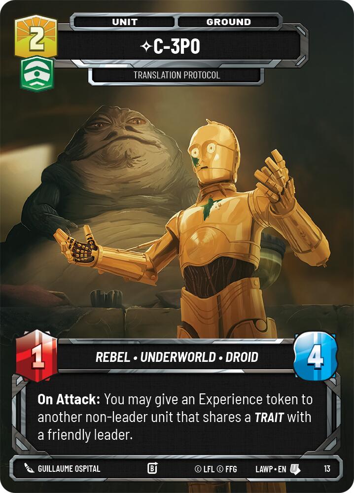 C-3PO - Translation Protocol (13) (13) [A Lawless Time: Weekly Play] - Shop at oilboyal