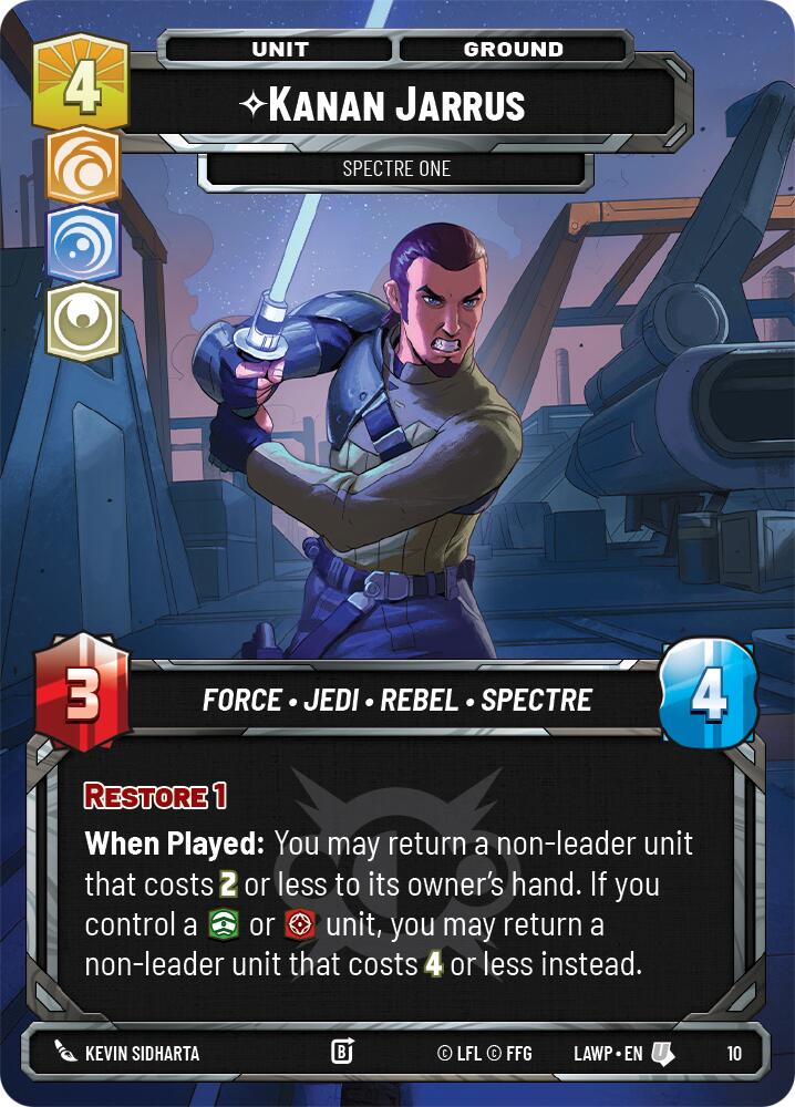 Kanan Jarrus - Spectre One (10) (10) [A Lawless Time: Weekly Play] - Shop at oilboyal