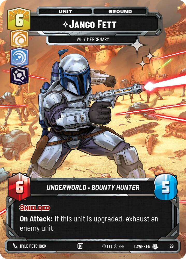 Jango Fett - Wily Mercenary (29) (Foil) (29) [A Lawless Time: Weekly Play] - Shop at oilboyal