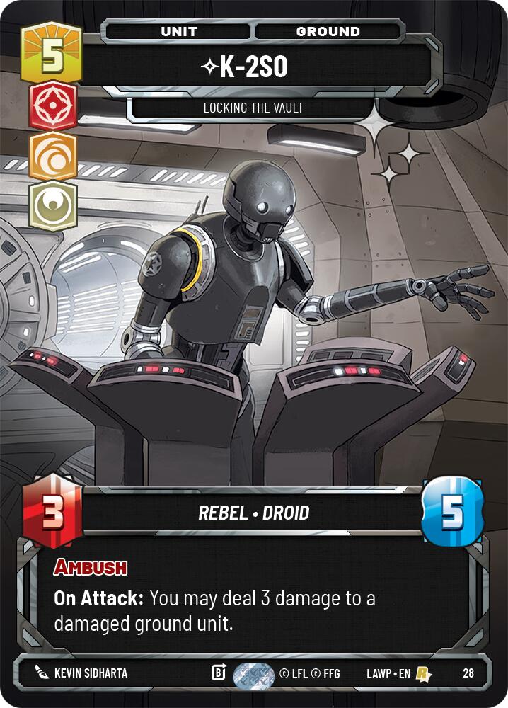 K-2S0 - Locking the Vault (28) (Foil) (28) [A Lawless Time: Weekly Play] - Shop at oilboyal