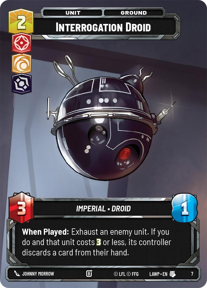 Interrogation Droid (7) (7) [A Lawless Time: Weekly Play] - Shop at oilboyal