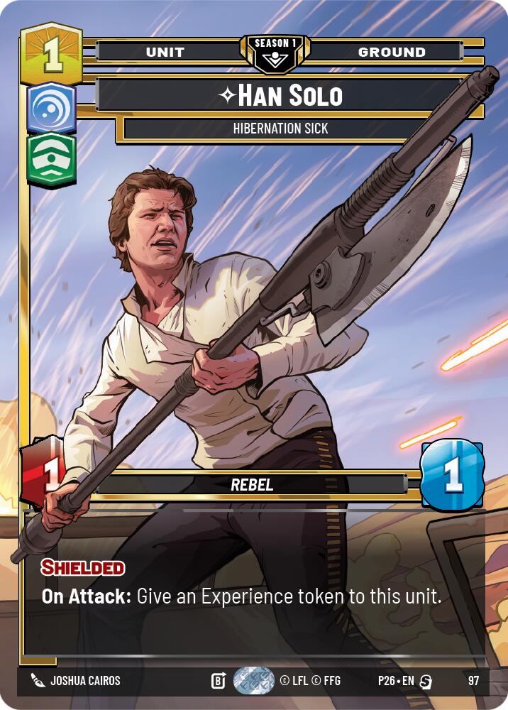 Han Solo - Hibernation Sick (97) (97) [Sector and Regional Promos: Season 1] - Shop at oilboyal