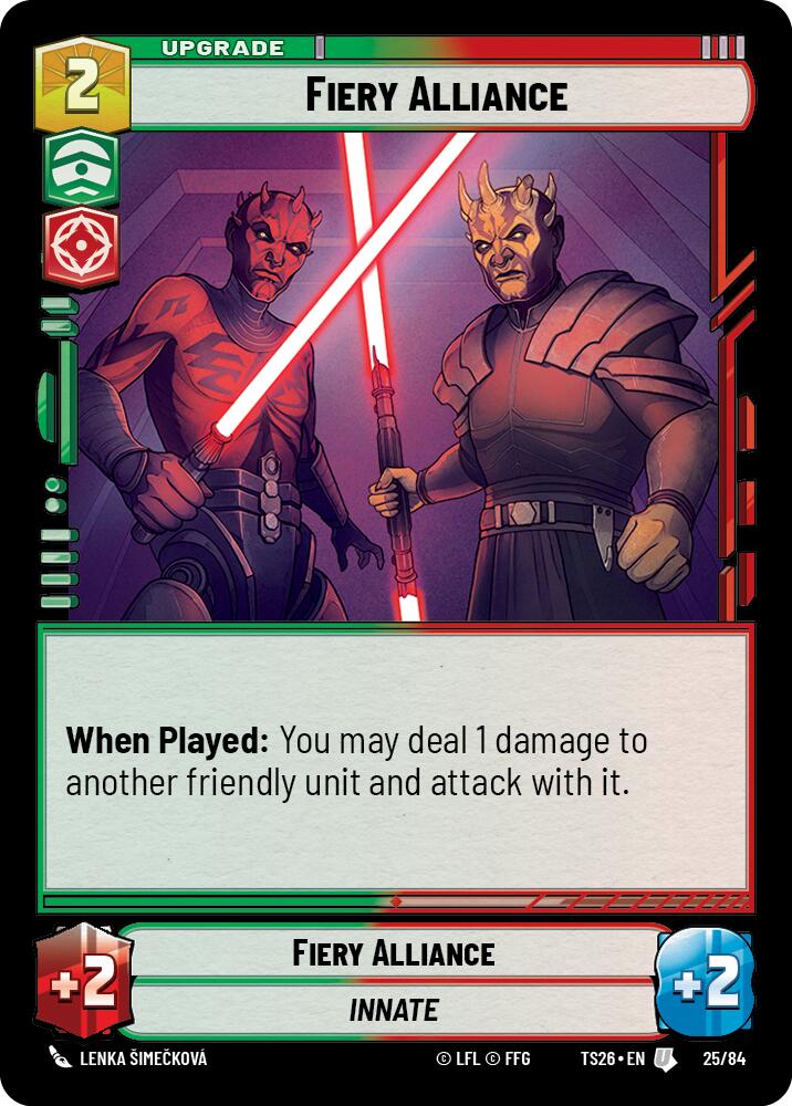 Fiery Alliance (25/84) (25/84) [Twin Suns] - Shop at oilboyal
