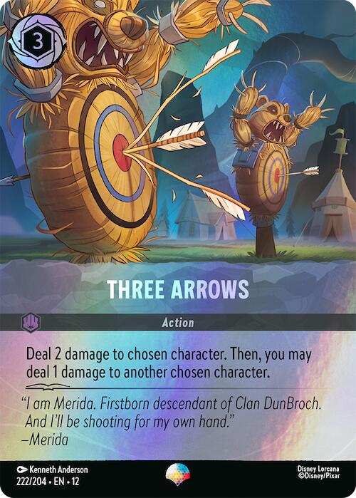 Three Arrows (Epic) (222/204) [Wilds Unknown] - Shop at oilboyal