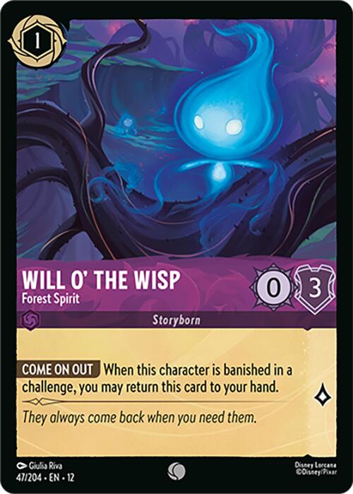 Will o' the Wisp - Forest Spirit (47/204) [Wilds Unknown] - Shop at oilboyal
