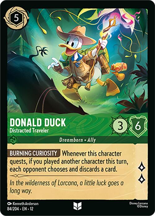 Donald Duck - Distracted Traveler (84/204) [Wilds Unknown] - Shop at oilboyal