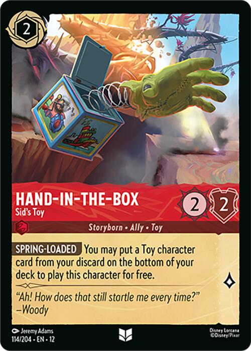 Hand-in-the-Box - Sid's Toy (114/204) [Wilds Unknown] - Shop at oilboyal
