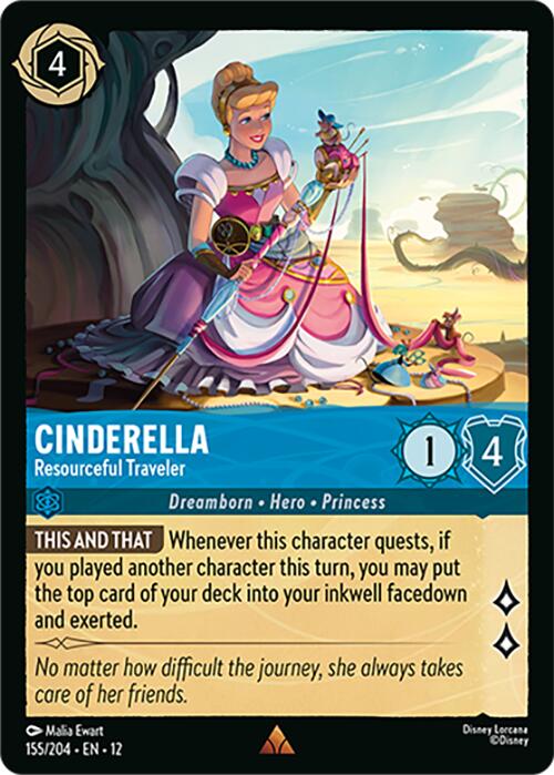 Cinderella - Resourceful Traveler (155/204) [Wilds Unknown] - Shop at oilboyal