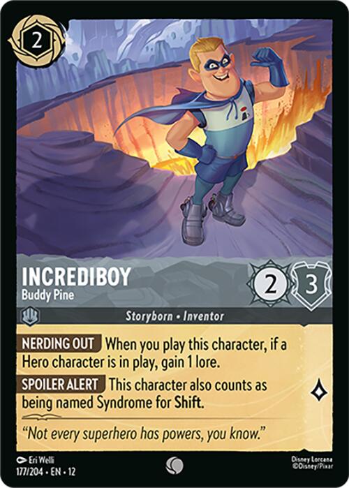 Incrediboy - Buddy Pine (177/204) [Wilds Unknown] - Shop at oilboyal