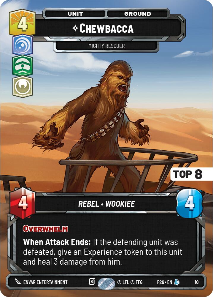 Chewbacca - Mighty Rescuer (10) (Top 8) (10) [Organized Play Promos] - Shop at oilboyal
