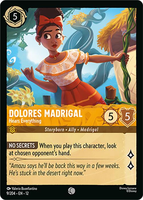 Dolores Madrigal - Hears Everything (9/204) [Wilds Unknown] - Shop at oilboyal