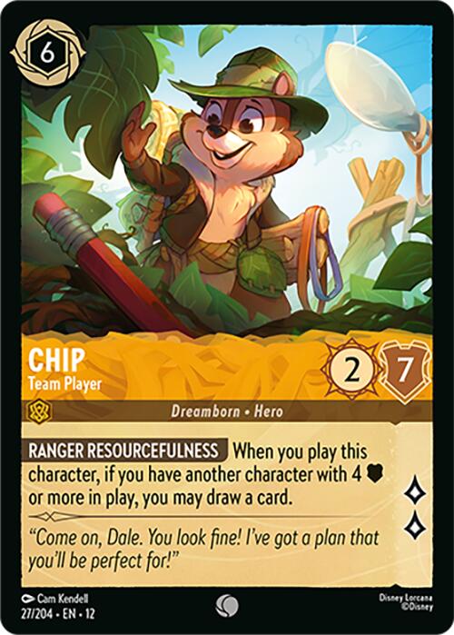 Chip - Team Player (27/204) [Wilds Unknown] - Shop at oilboyal