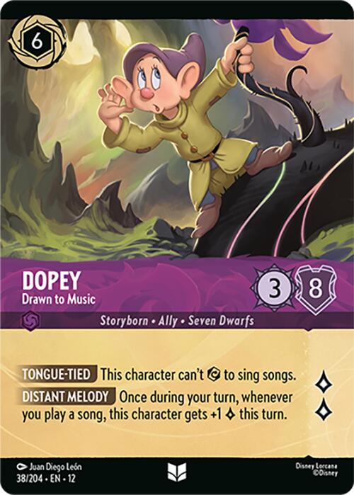 Dopey - Drawn to Music (Foil) (38/204) [Wilds Unknown] - Shop at oilboyal