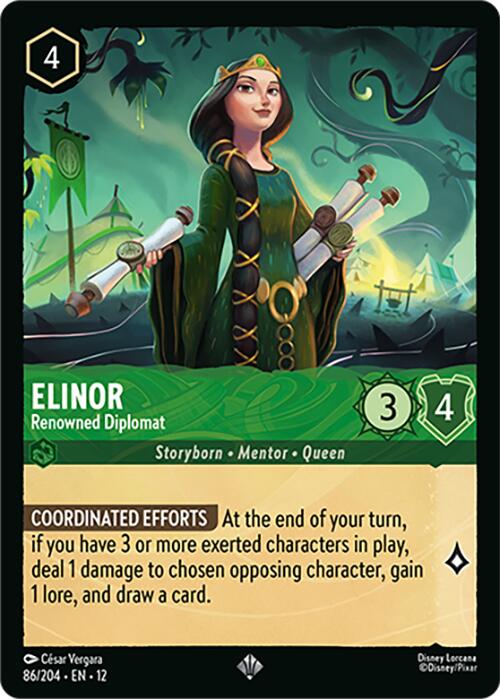 Elinor - Renowned Diplomat (86/204) [Wilds Unknown] - Shop at oilboyal