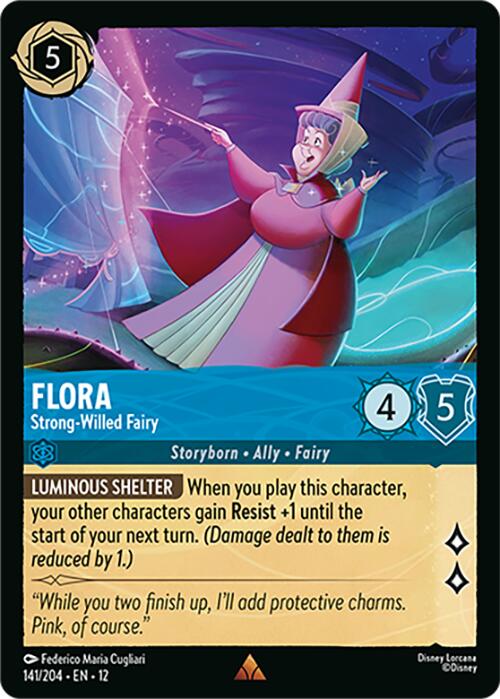Flora - Strong-Willed Fairy (141/204) [Wilds Unknown] - Shop at oilboyal
