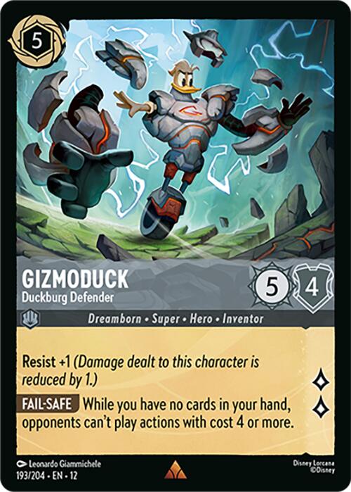 Gizmoduck - Duckburg Defender (193/204) [Wilds Unknown] - Shop at oilboyal