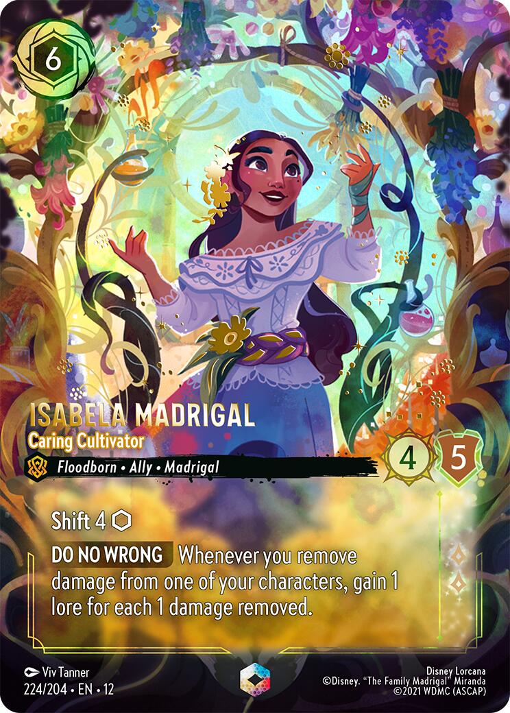 Isabela Madrigal - Caring Cultivator (Enchanted) (224/204) [Wilds Unknown] - Shop at oilboyal