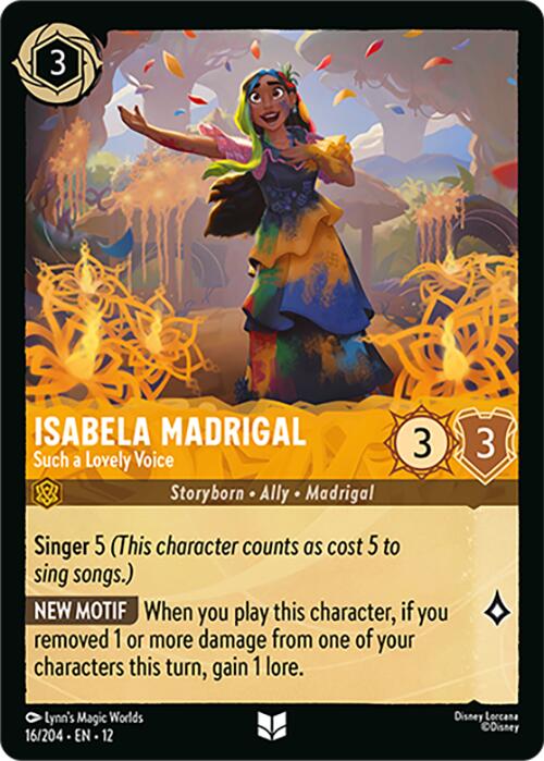 Isabela Madrigal - Such a Lovely Voice (16/204) [Wilds Unknown] - Shop at oilboyal