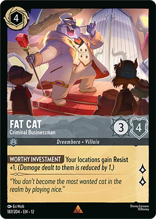 Fat Cat - Criminal Businessman (187/204) [Wilds Unknown] - Shop at oilboyal