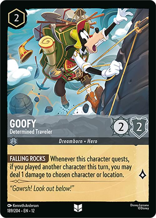 Goofy - Determined Traveler (189/204) [Wilds Unknown] - Shop at oilboyal