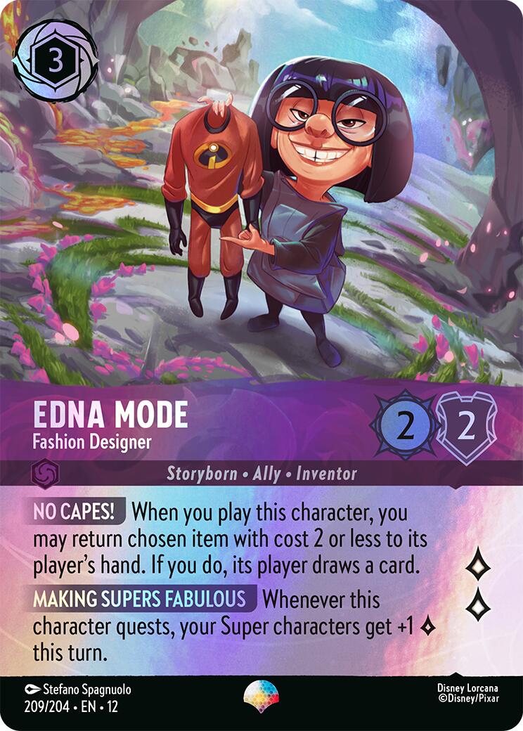 Edna Mode - Fashion Designer (Epic) (209/204) [Wilds Unknown] - Shop at oilboyal