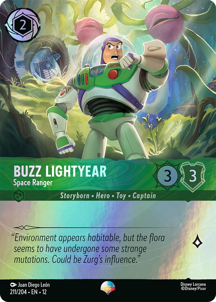 Buzz Lightyear - Space Ranger (Epic) (211/204) [Wilds Unknown] - Shop at oilboyal