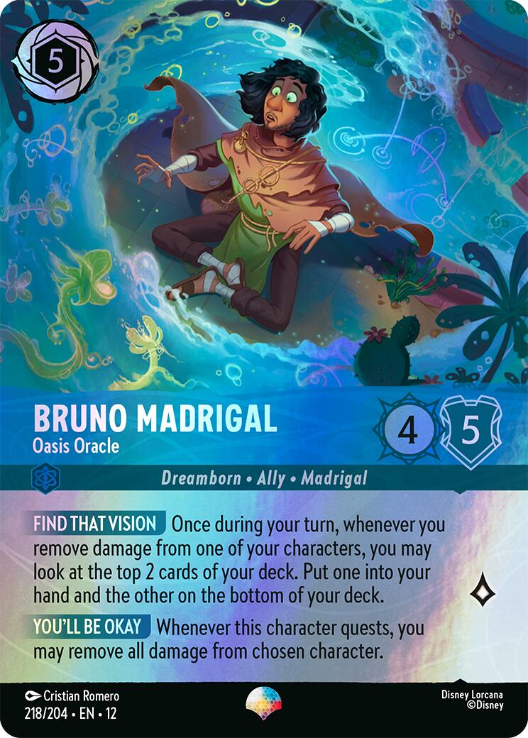 Bruno Madrigal - Oasis Oracle (Epic) (218/204) [Wilds Unknown] - Shop at oilboyal