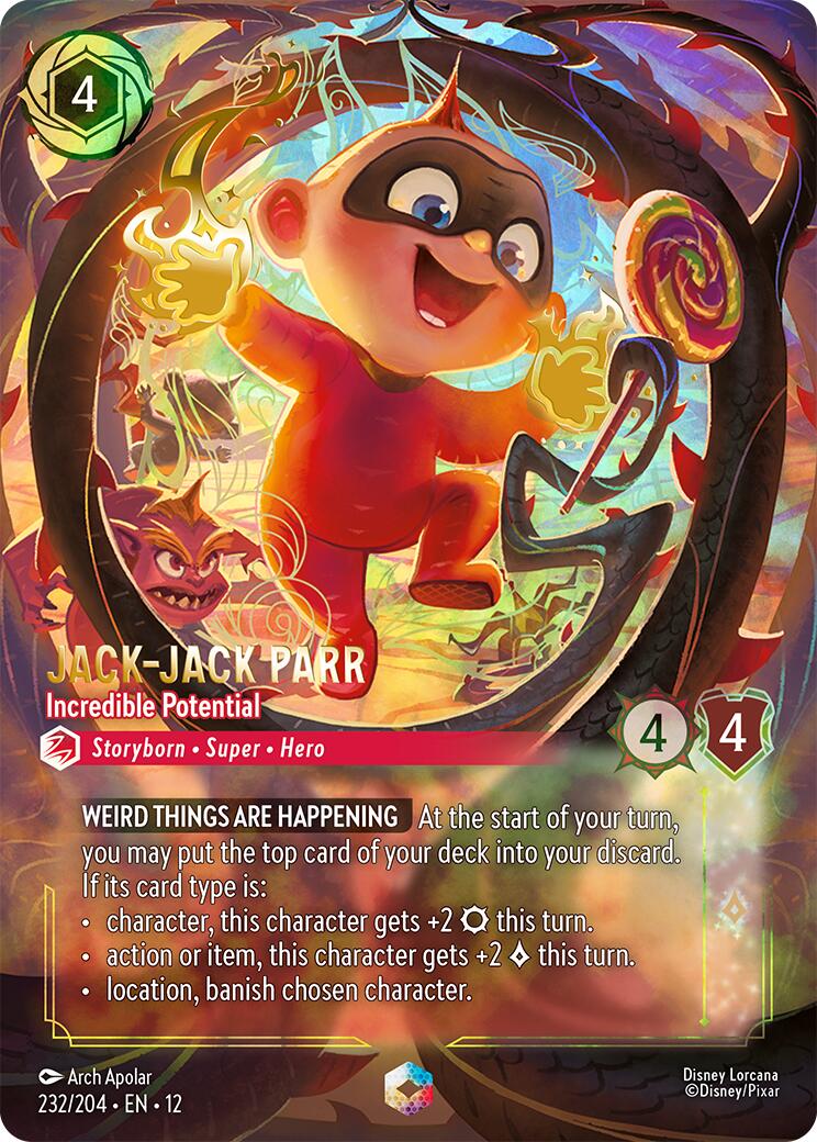 Jack-Jack Parr - Incredible Potential (Enchanted) (232/204) [Wilds Unknown] - Shop at oilboyal