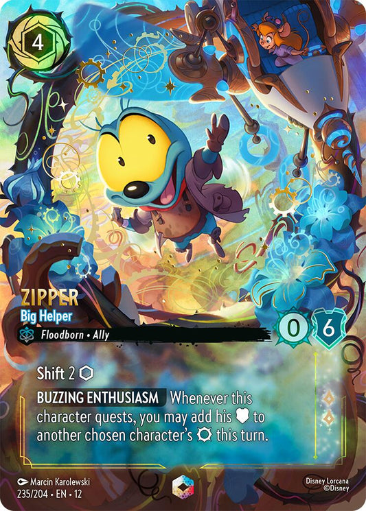 Zipper - Big Helper (Enchanted) (235/204) [Wilds Unknown] - Shop at oilboyal