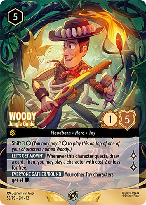 Woody - Jungle Guide (Store Championship Participant) (53) [Promo Cards] - Shop at oilboyal