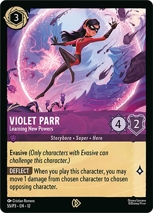Violet Parr - Learning New Powers (55) [Promo Cards] - Shop at oilboyal
