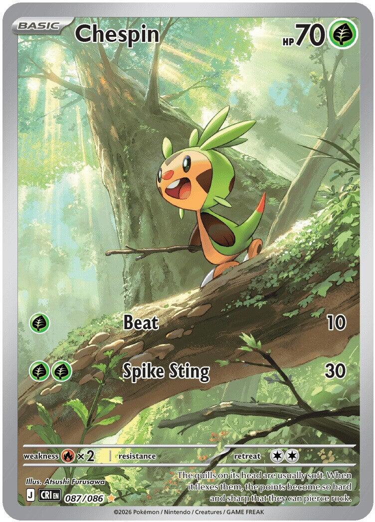 Chespin (087/086) [Mega Evolution: Chaos Rising] - Shop at oilboyal