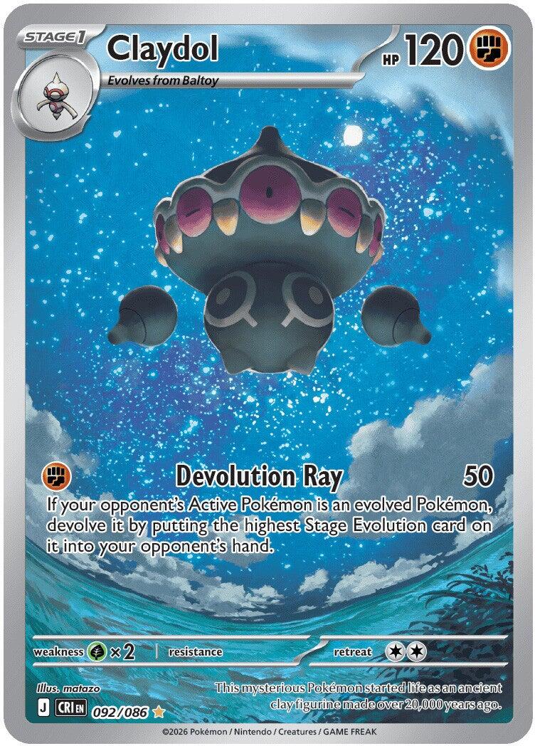 Claydol (092/086) [Mega Evolution: Chaos Rising] - Shop at oilboyal