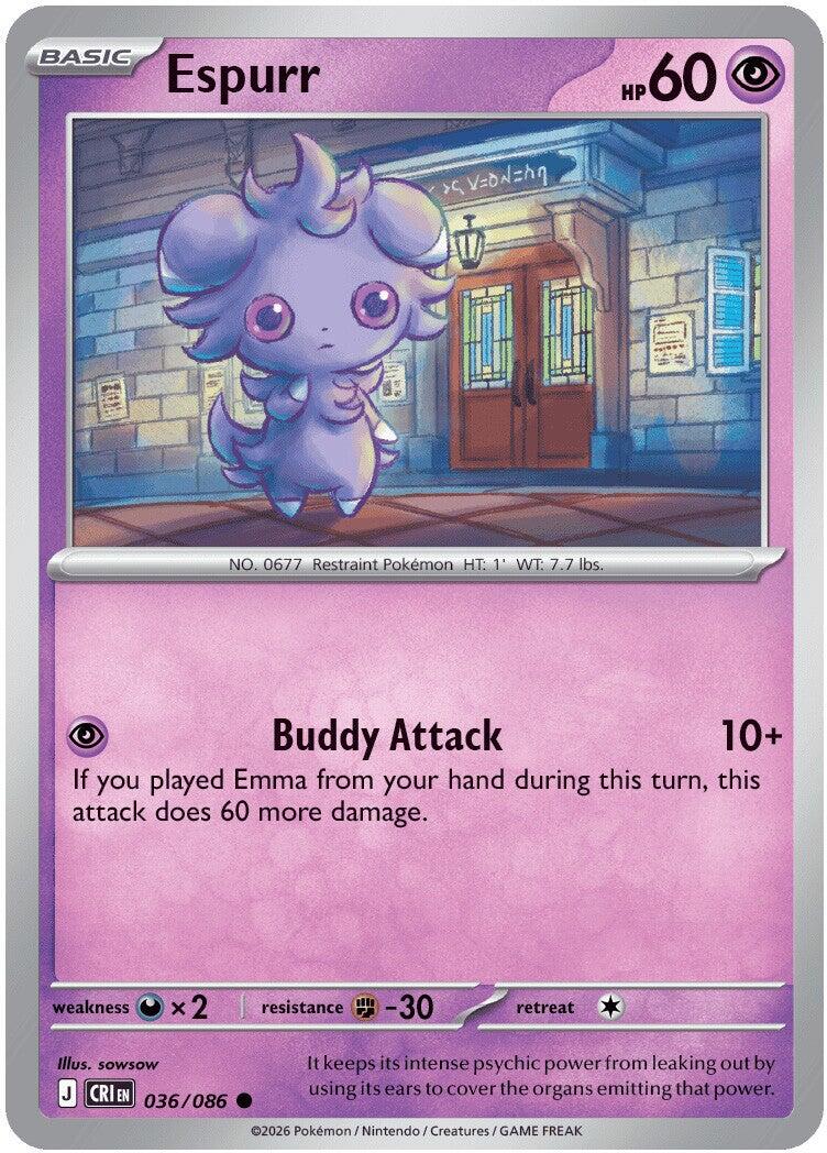 Espurr (036/086) [Mega Evolution: Chaos Rising] - Shop at oilboyal