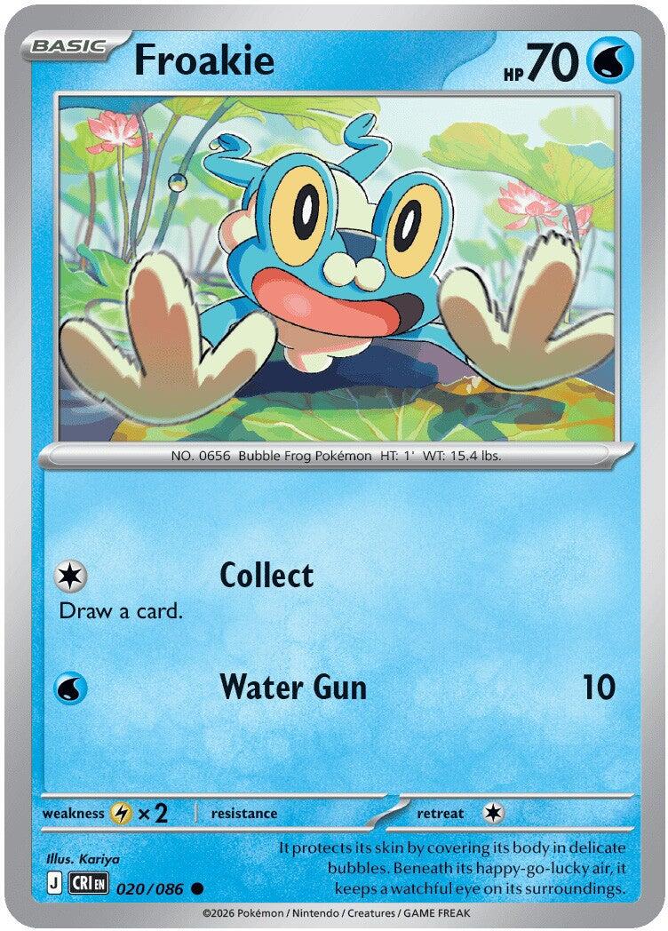 Froakie (020/086) [Mega Evolution: Chaos Rising] - Shop at oilboyal