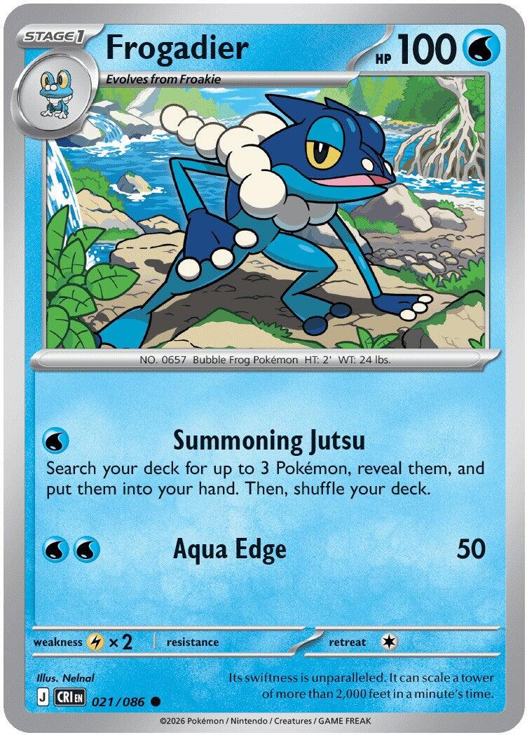 Frogadier (021/086) [Mega Evolution: Chaos Rising] - Shop at oilboyal
