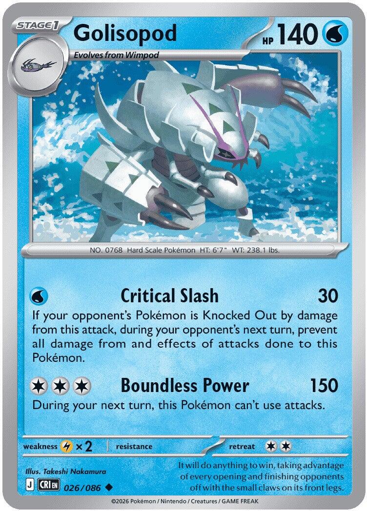 Golisopod (026/086) [Mega Evolution: Chaos Rising] - Shop at oilboyal